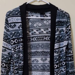 Rue 21 Tribal print cardigan